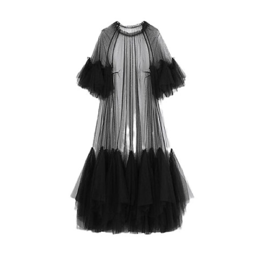 Kelly Obi See through Mesh Dress